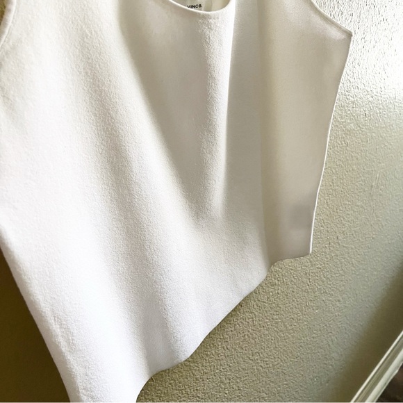 Vince White Knit Tank Top - Picture 3 of 5
